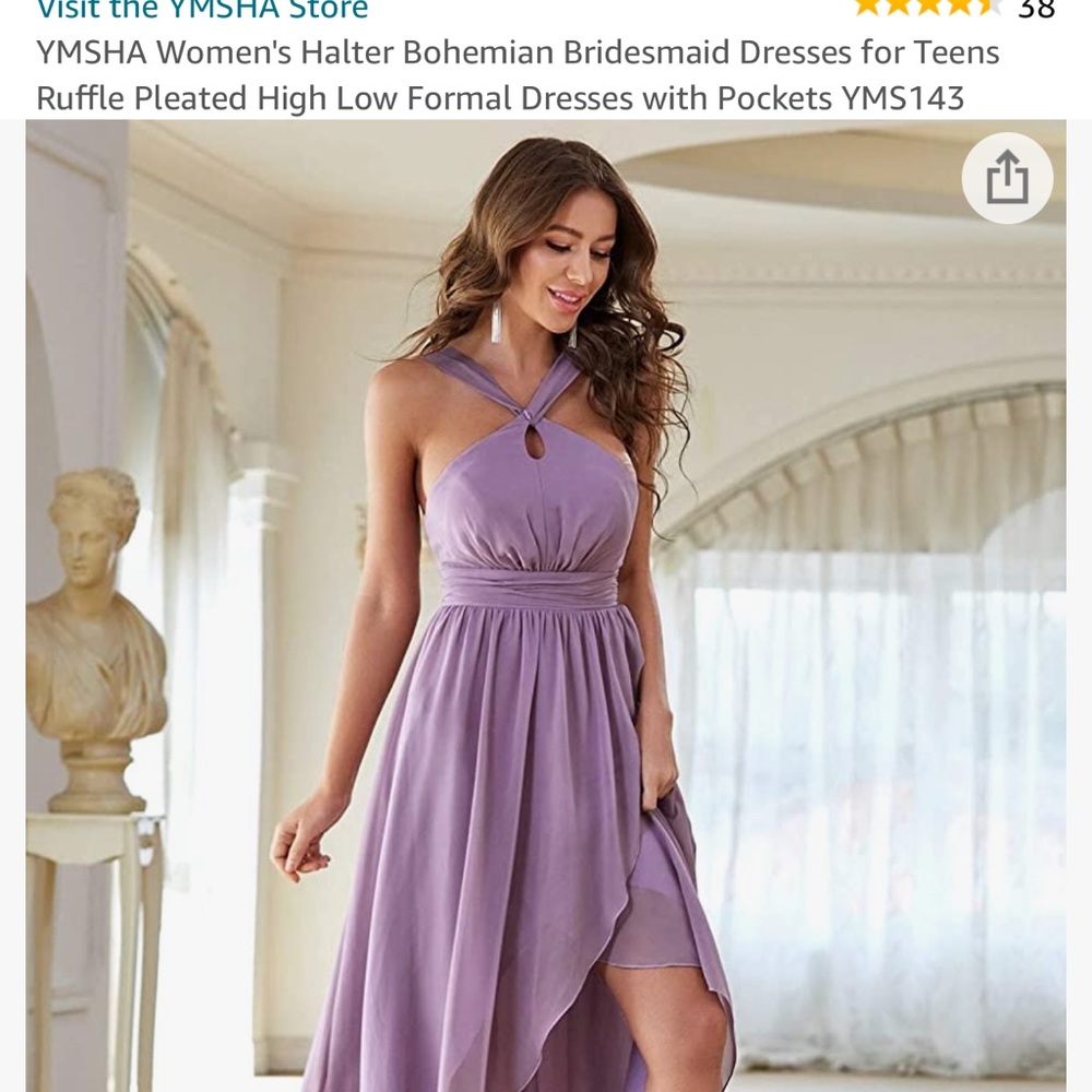 Beautiful Coral color bohemian dress